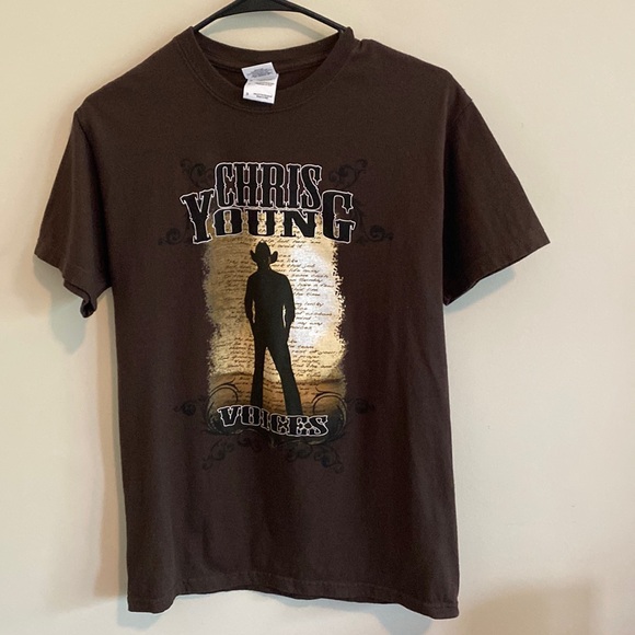 Chris Young Y2K 2008 Voices Concert Shirt Small - Picture 1 of 6